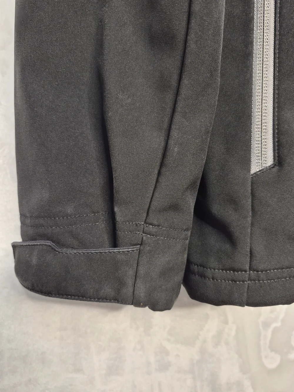 The North Face WindWall Double Lined Hooded Softshell Jacket Black Mens Large